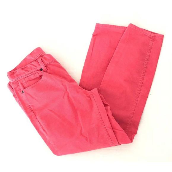 J Crew | Corduroy Toothpick Skinny Slim Leg Pants Size 29 Bottoms Pink - Picture 5 of 7